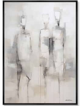 Постер на холсте Faceless souls 75X105 CM