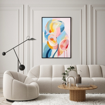 Постер на холсте Flower lollipops 75X105 CM
