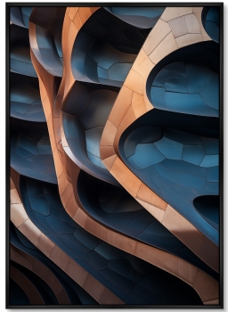 Набор из двух постеров на холсте Form light and shadow 75X105 / 75X105 CM