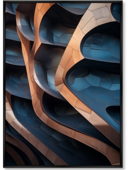 Постер на холсте Form light and shadow 75X105 CM