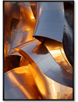 Постер на холсте Form light and shadows 75X105 CM