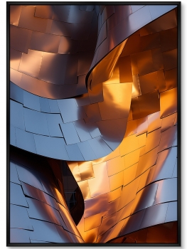 Постер на холсте Form light and shadows 75X105 CM