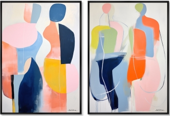 Набор из двух постеров на холсте In the flow 75X105 / 75X105 CM