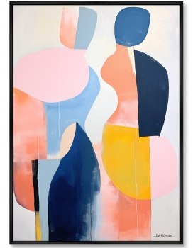 Постер на холсте In the flow 75X105 CM