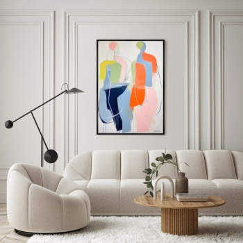 Постер на холсте In the flow 75X105 CM