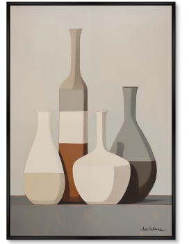 Набор из двух постеров на холсте Light and forms 75X105 / 75X105 CM