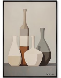 Постер на холсте Light and forms 75X105 CM