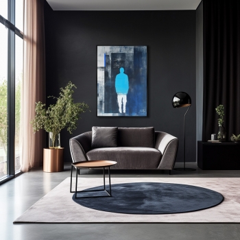 Постер на холсте Little big city 75X105 CM