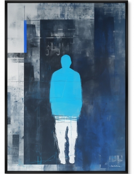 Постер на холсте Little big city 75X105 CM