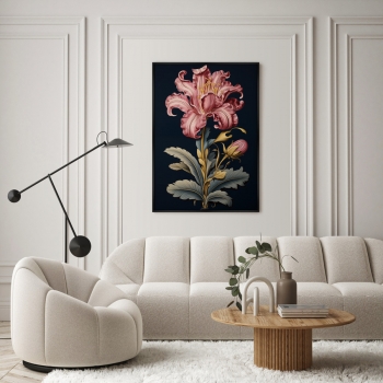 Постер на холсте Lonely flower 75X105 CM