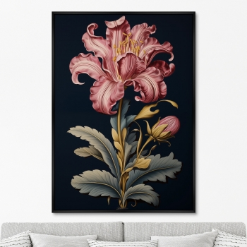Постер на холсте Lonely flower 75X105 CM