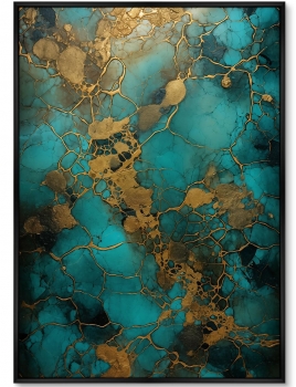 Набор из двух постеров на холсте Malachite melancholy 75X105 / 75X105 CM