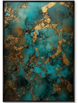 Постер на холсте Malachite melancholy 75X105 CM