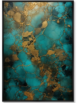 Постер на холсте Malachite melancholy 75X105 CM