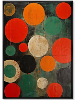 Набор из двух постеров на холсте Planets of color 75X105 / 75X105 CM