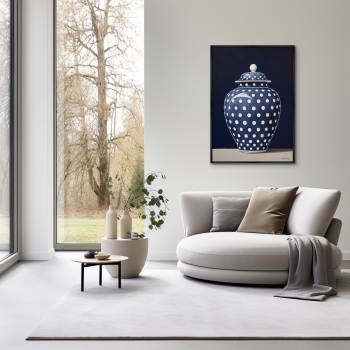 Постер на холсте Porcelain vase 75X105 CM