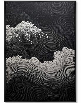Набор из постеров на холсте Restless ocean 75X105 / 75X105 CM