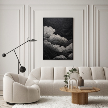 Постер на холсте Restless ocean 75X105 CM