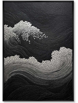 Постер на холсте Restless ocean 75X105 CM