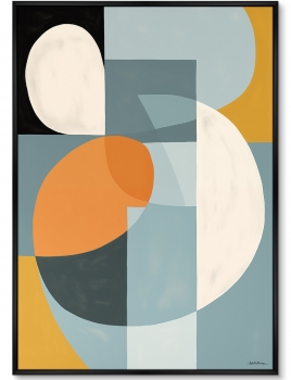 Постер на холсте Spatial form of colors 75X105 CM