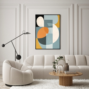 Постер на холсте Spatial form of colors 75X105 CM