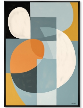 Набор из двух постеров на холсте Spatial form of colors 75X105 / 75X105 CM