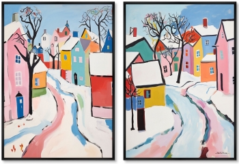 Набор из двух постеров на холсте Spring is in the air 75X105 / 75X105 CM