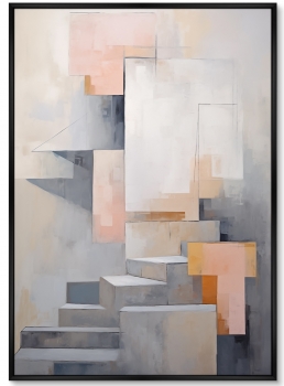 Постер на холсте Steps up 75X105 CM