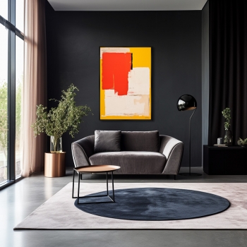 Постер на холсте The color fields 75X105 CM