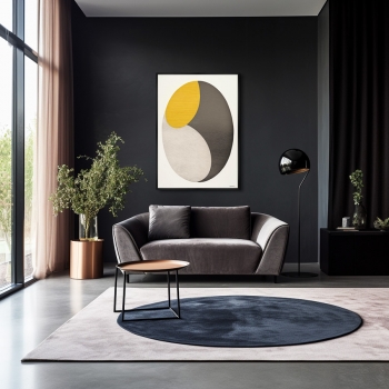 Постер на холсте The geometric Penguin 75X105 CM