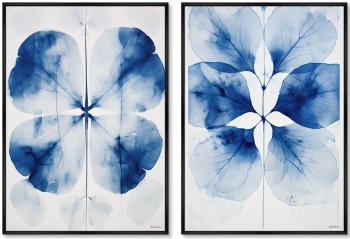 Набор из двух постеров на холсте The Leaves 75X105 / 75X105 CM