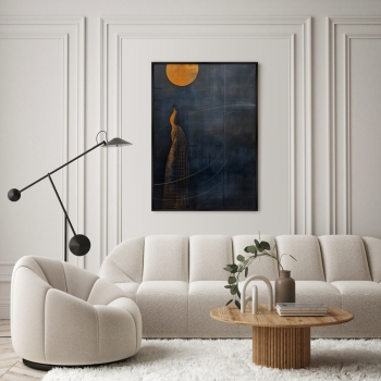 Постер на холсте The lonely one 75X105 CM