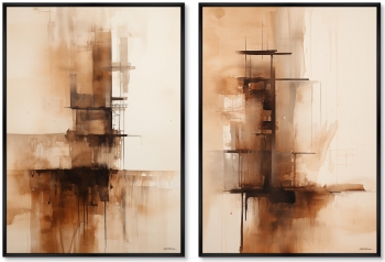 Набор из двух постеров на холсте The rusty breeze 75X105 / 75X105 CM