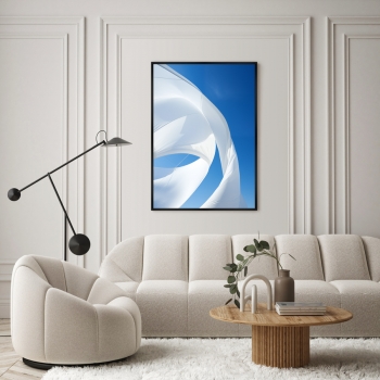 Постер на холсте The sail flying under the sky 75X105 CM