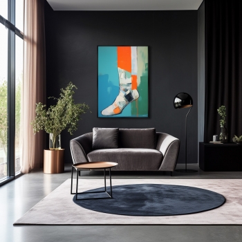 Постер на холсте The Shoes 75X105 CM