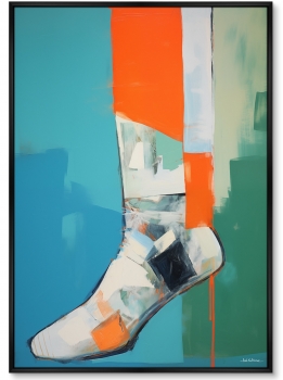 Постер на холсте The Shoes 75X105 CM