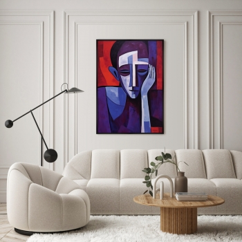 Постер на холсте The Tired One 75X105 CM