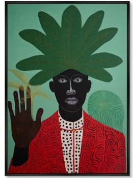 Постер на холсте The Tribe man 75X105 CM