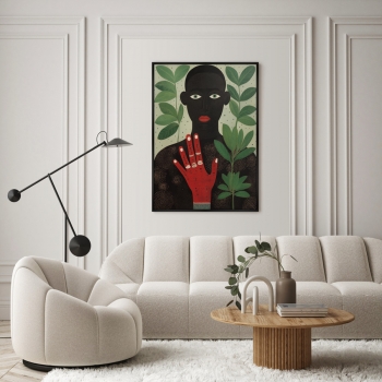 Постер на холсте The Tribe man 75X105 CM