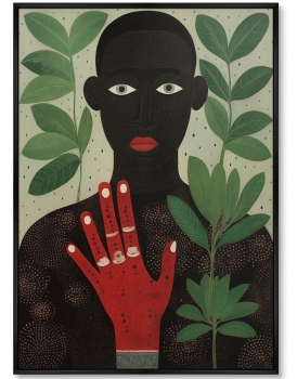 Постер на холсте The Tribe man 75X105 CM