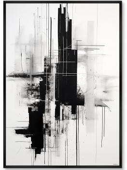 Набор из двух постеров на холсте The weightless city 75X105 / 75X105 CM