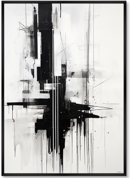 Набор из двух постеров на холсте The weightless city 75X105 / 75X105 CM