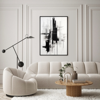 Постер на холсте The weightless city 75X105 CM
