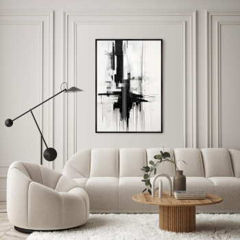 Постер на холсте The weightless city 75X105 CM