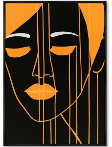 Постер на холсте Through the golden strings 75X105 CM