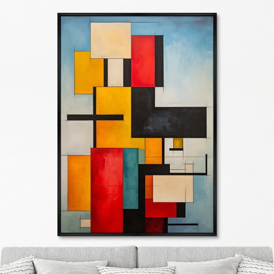 Постер на холсте Urban paints 75X105 CM 6