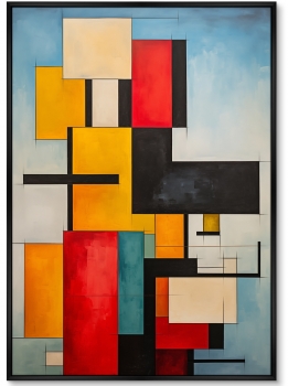 Постер на холсте Urban paints 75X105 CM