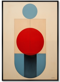 Набор из двух постеров на холсте Vibrant colors and shapes 75X105 CM