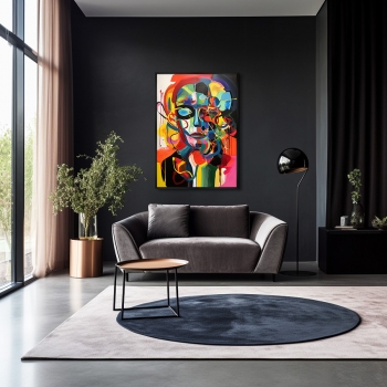 Постер на холсте Vibrant mindsets 75X105 CM