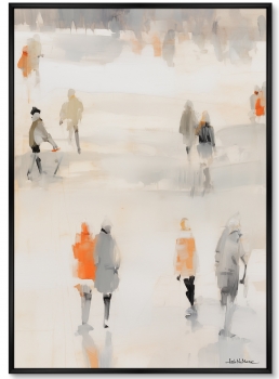 Постер на холсте Winter etude 75X105 CM
